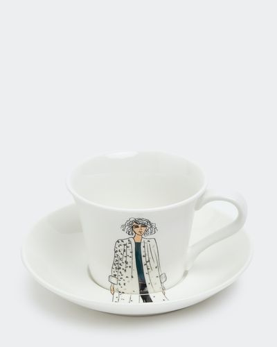 Paul Costelloe Living Lady Teacup And Saucer